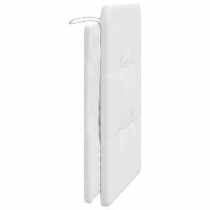 Cuscino Testiera Bianco 80 cm in Similpelle - homemem39