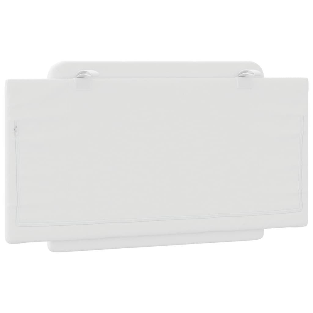 Cuscino Testiera Bianco 100 cm in Similpelle - homemem39