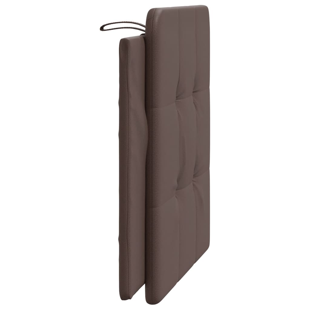 Cuscino Testiera Marrone 100 cm in Similpelle - homemem39