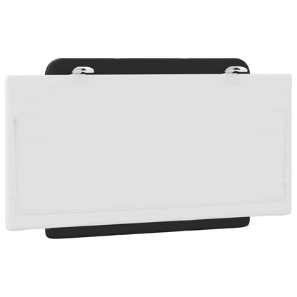 Cuscino Testiera Nero e Bianco 100 cm in Similpelle - homemem39