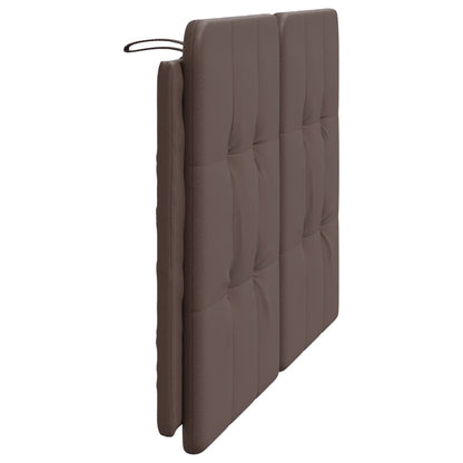 Cuscino Testiera Marrone 140 cm in Similpelle - homemem39