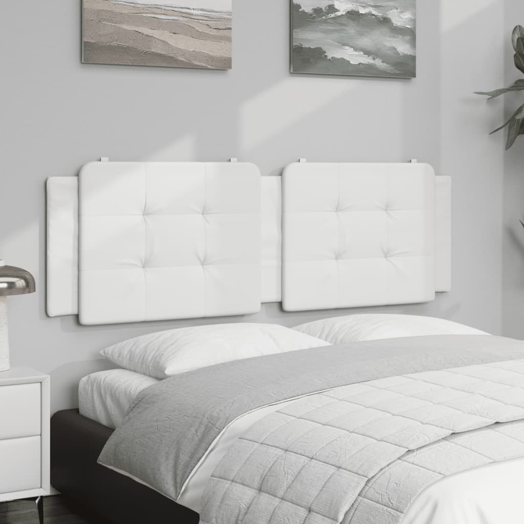 Cuscino Testiera Zadar Bianco 160 cm in Similpelle | homemem39