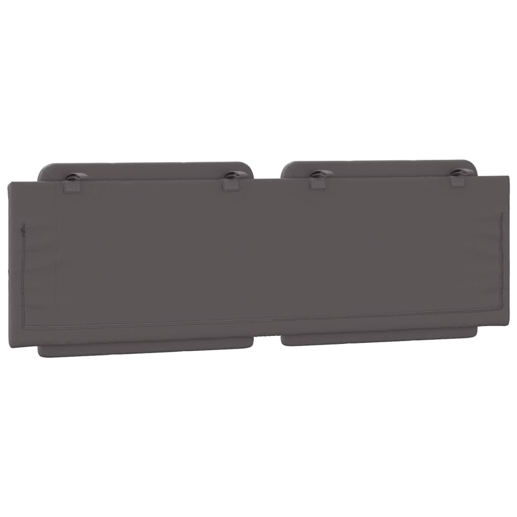 Cuscino Testiera Grigio 160 cm in Similpelle - homemem39