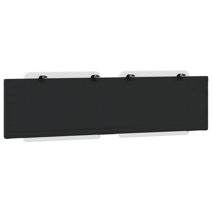 Cuscino Testiera Bianco e Nero 180 cm in Similpelle - homemem39