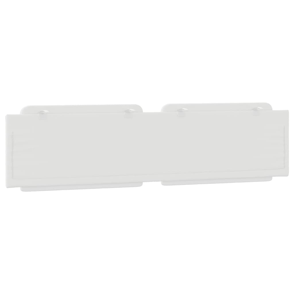 Cuscino Testiera Zadar Bianco 200 cm in Similpelle | homemem39