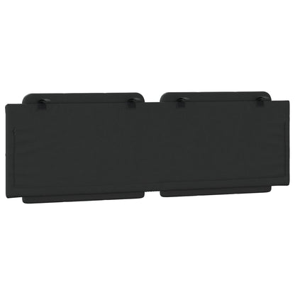 Cuscino Testiera Zadar Nero 152 cm in Similpelle