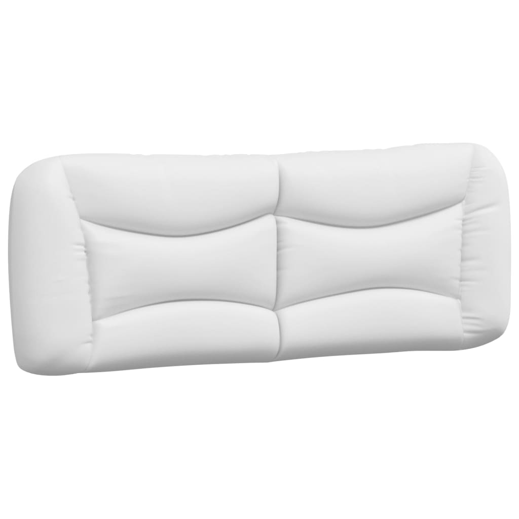 Cuscino Testiera Hvar Bianco 137 cm in Similpelle | homemem39