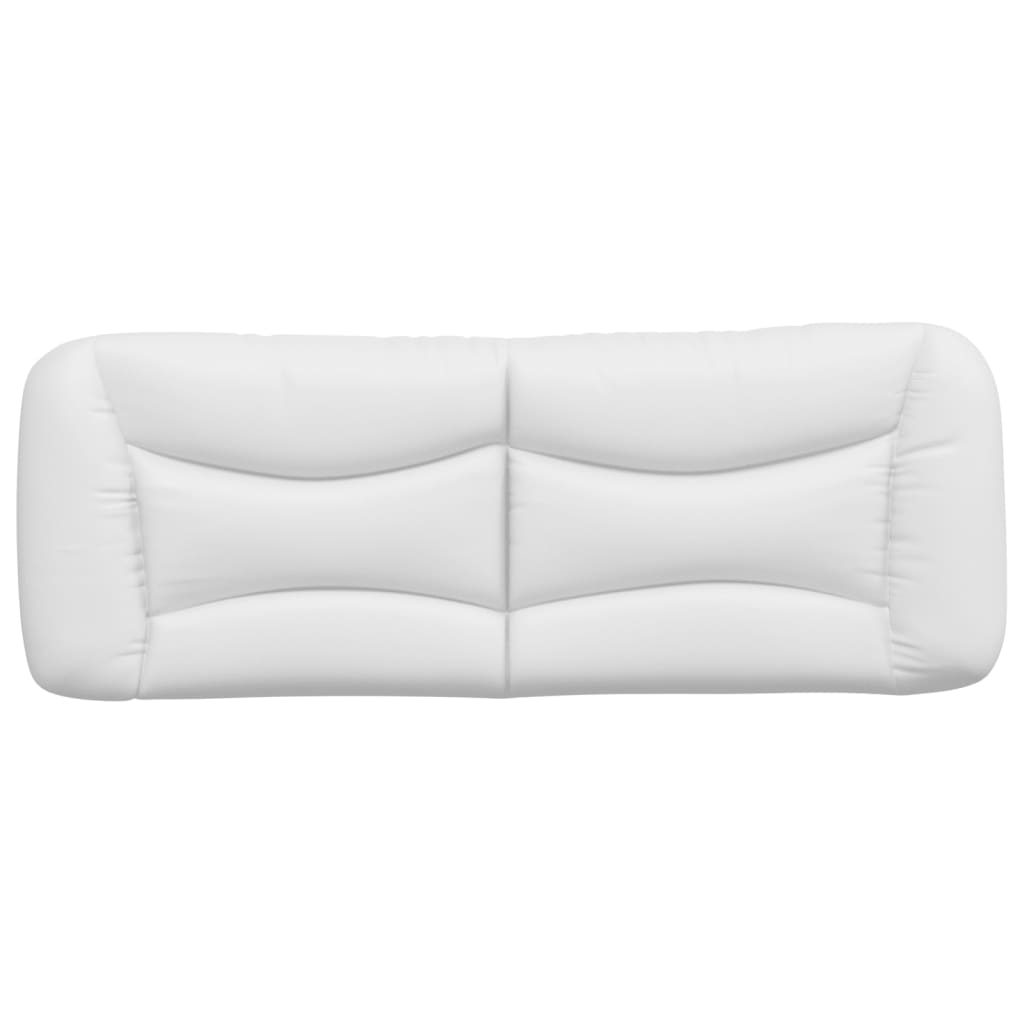 Cuscino Testiera Hvar Bianco 137 cm in Similpelle | homemem39