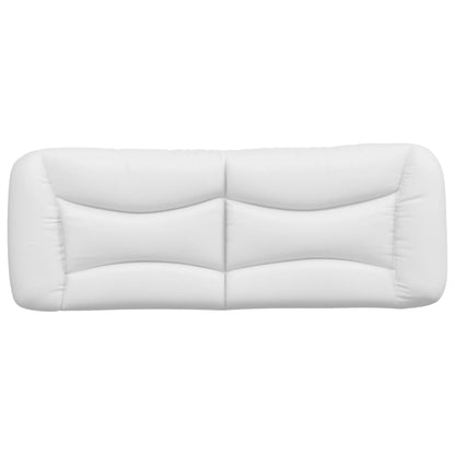 Cuscino Testiera Hvar Bianco 137 cm in Similpelle | homemem39