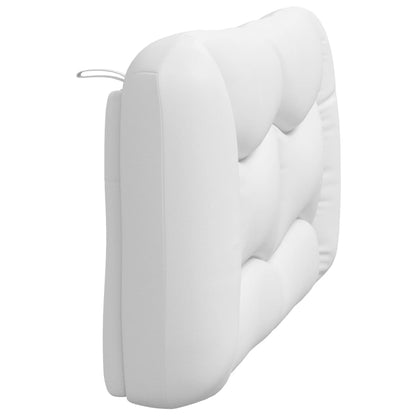 Cuscino Testiera Hvar Bianco 137 cm in Similpelle | homemem39