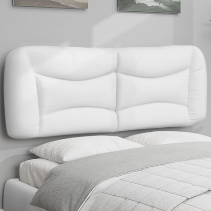 Cuscino Testiera Hvar Bianco 137 cm in Similpelle | homemem39
