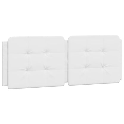 Cuscino Testiera Zadar Bianco 137 cm in Similpelle