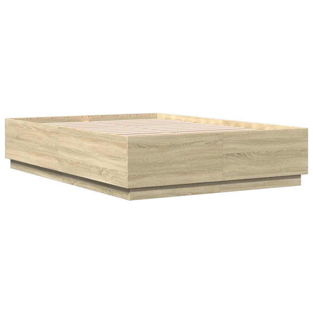 Giroletto Luci LED Rovere Sonoma 150x200 cm Legno Multistrato | homemem39