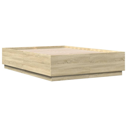 Giroletto Luci LED Rovere Sonoma 140x200 cm Legno Multistrato | homemem39
