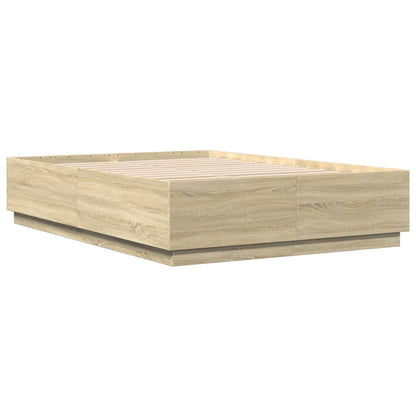 Giroletto Luci LED Rovere Sonoma 120x200 cm Legno Multistrato | homemem39