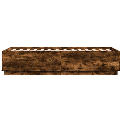 Giroletto Luci LED Rovere Fumo 90x190 cm in Legno Multistrato | homemem39