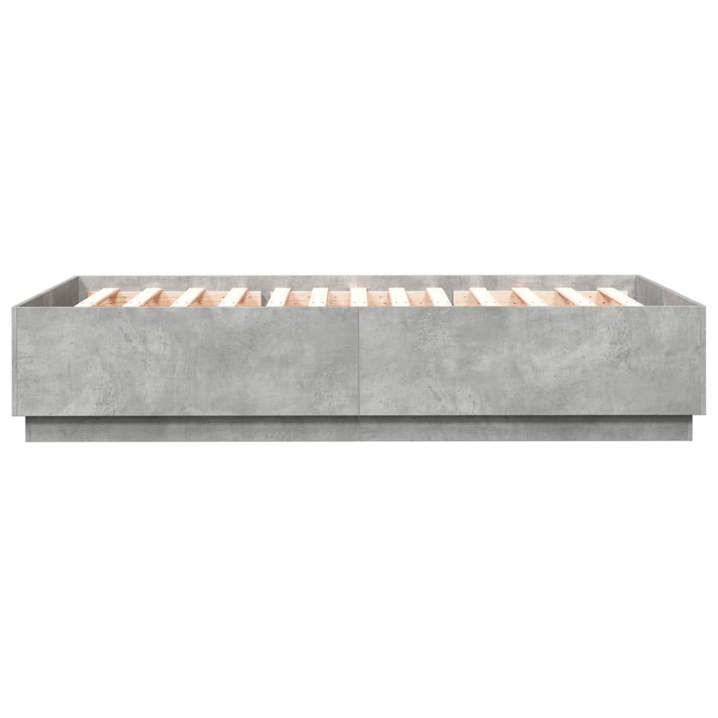 Giroletto Grigio Cemento 160x200 cm in Legno Multistrato - homemem39