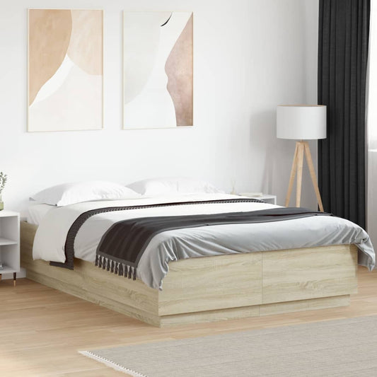 Giroletto Rovere Sonoma 140x200 cm in Legno Multistrato | homemem39