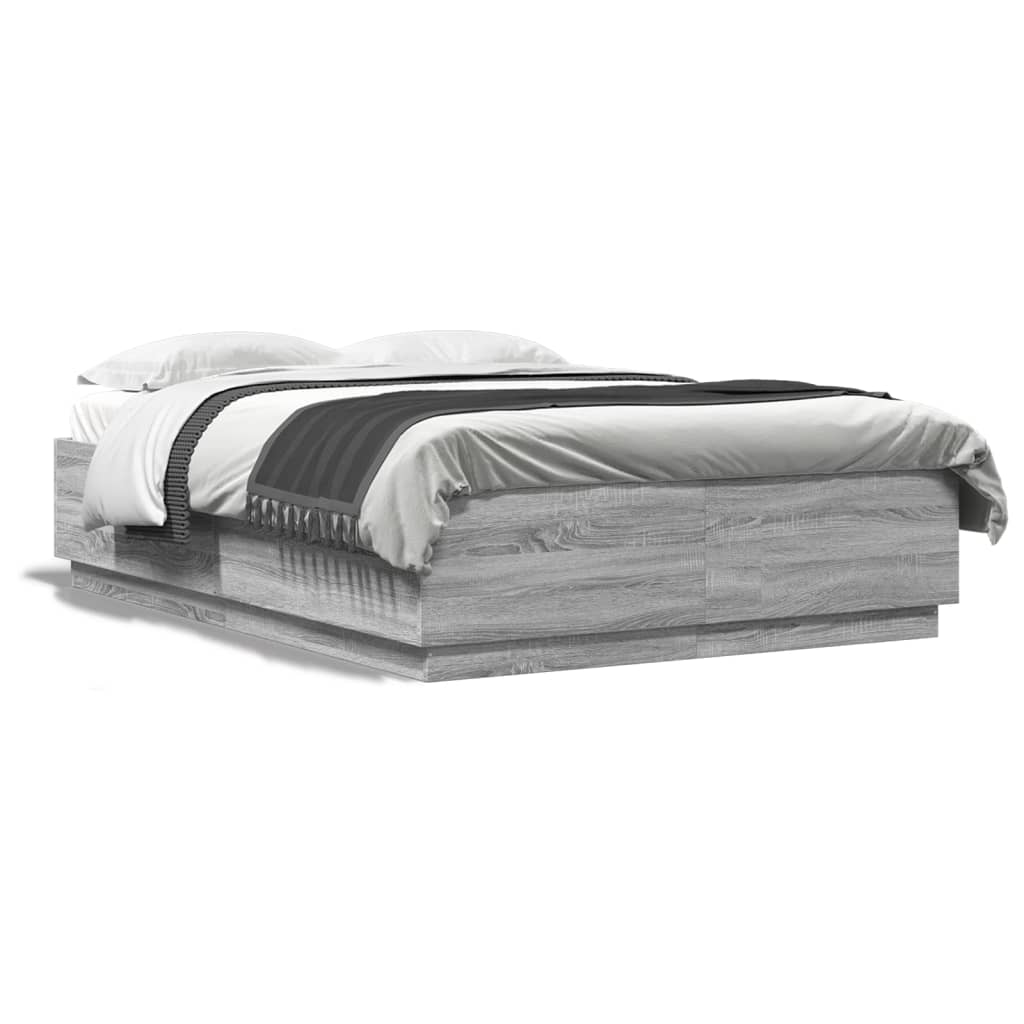 Giroletto Grigio Sonoma 140x200 cm in Legno Multistrato | homemem39