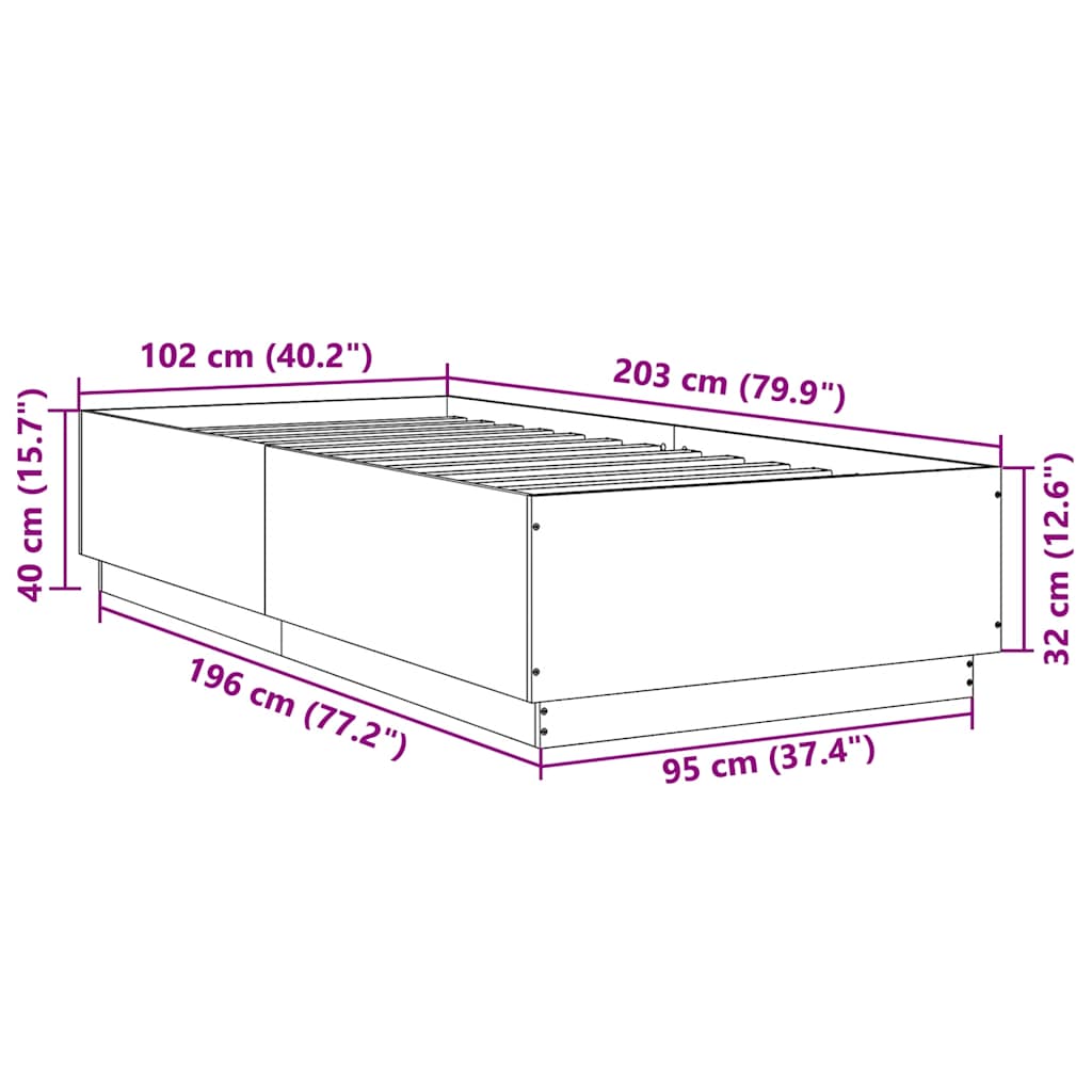 Giroletto Bianco 100x200 cm in Legno Massello | homemem39