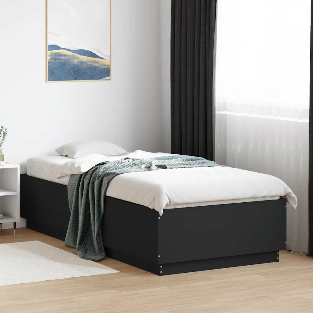 Giroletto Nero 100x200 cm in Legno Multistrato | homemem39