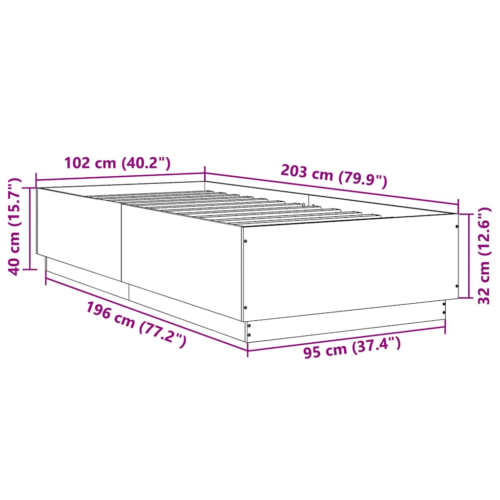 Giroletto Grigio Cemento 100x200 cm in Legno Multistrato | homemem39