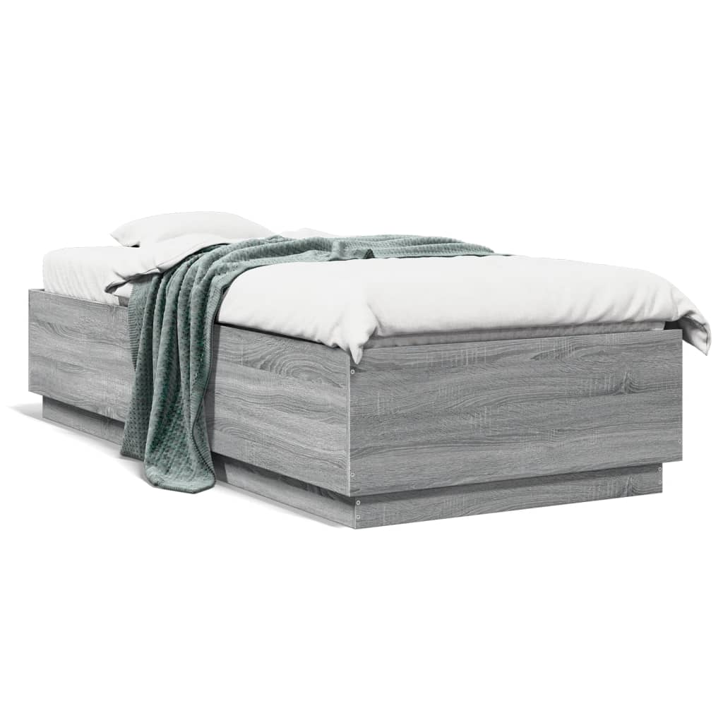 Giroletto Grigio Sonoma 90x200 cm in Legno Multistrato | homemem39