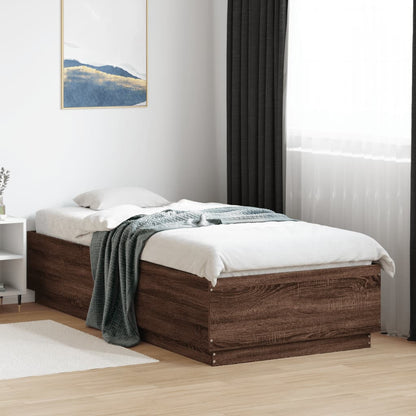 Giroletto Rovere Marrone 90x200 cm in Legno Multistrato | homemem39