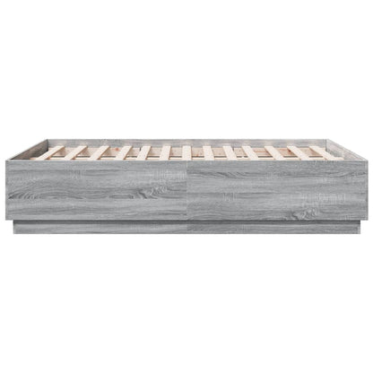 Giroletto Grigio Sonoma 140x190 cm in Legno Multistrato - homemem39