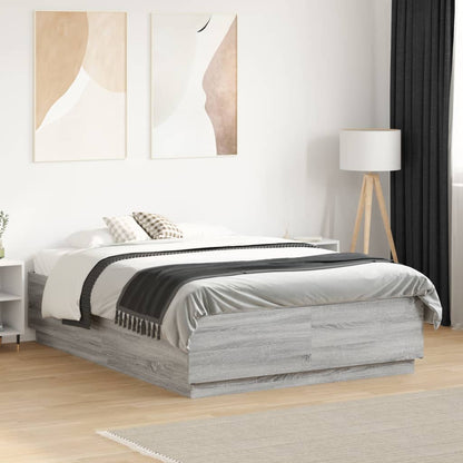 Giroletto Grigio Sonoma 135x190 cm in Legno Multistrato | homemem39