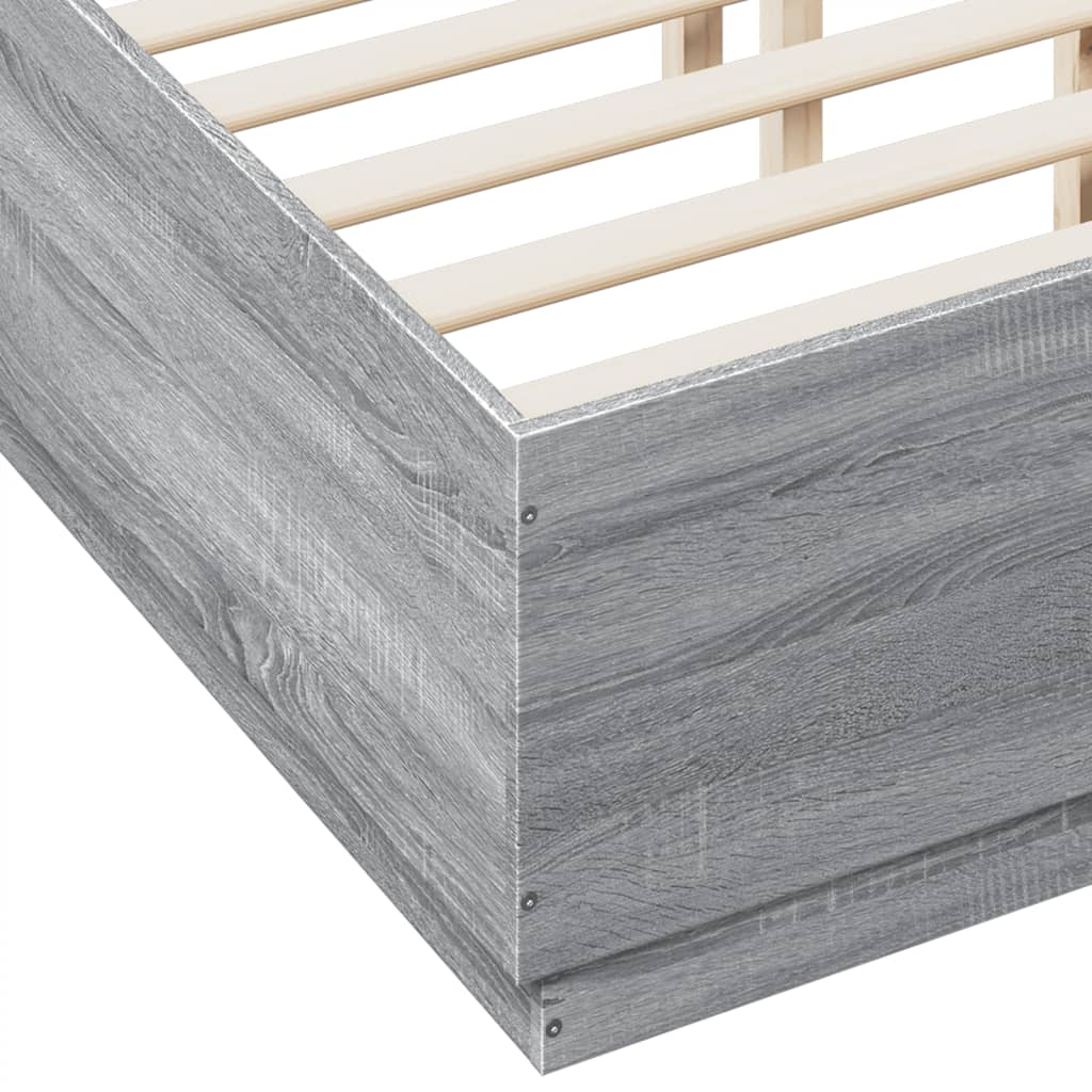 Giroletto Grigio Sonoma 120x190 cm in Legno Multistrato | homemem39