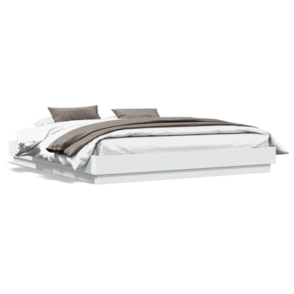Giroletto con Luci LED Bianco 200x200 cm | homemem39