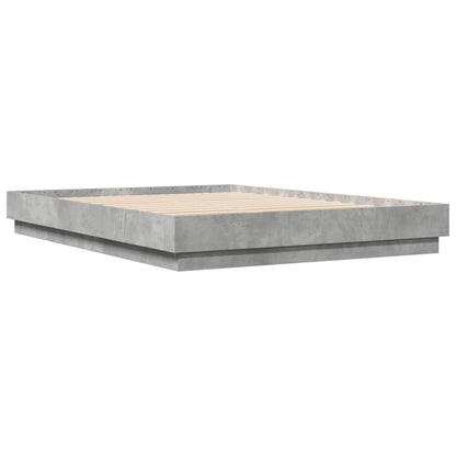 Giroletto con Luci LED Grigio Cemento 160x200 cm | homemem39