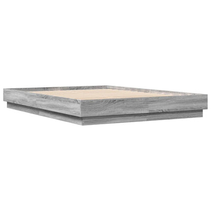 Giroletto con Luci LED Grigio Sonoma 160x200 cm | homemem39