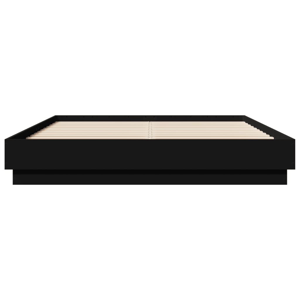 Giroletto con LED senza Materasso Nero 150x200 cm | homemem39