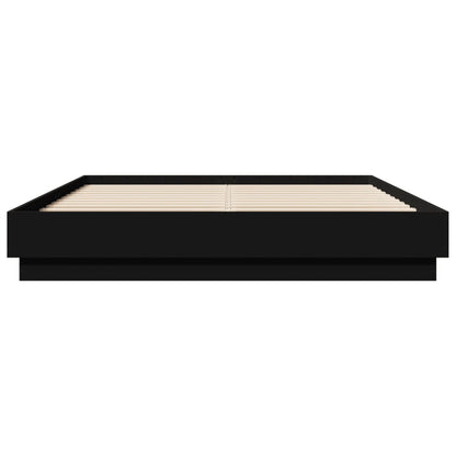Giroletto con LED senza Materasso Nero 150x200 cm | homemem39