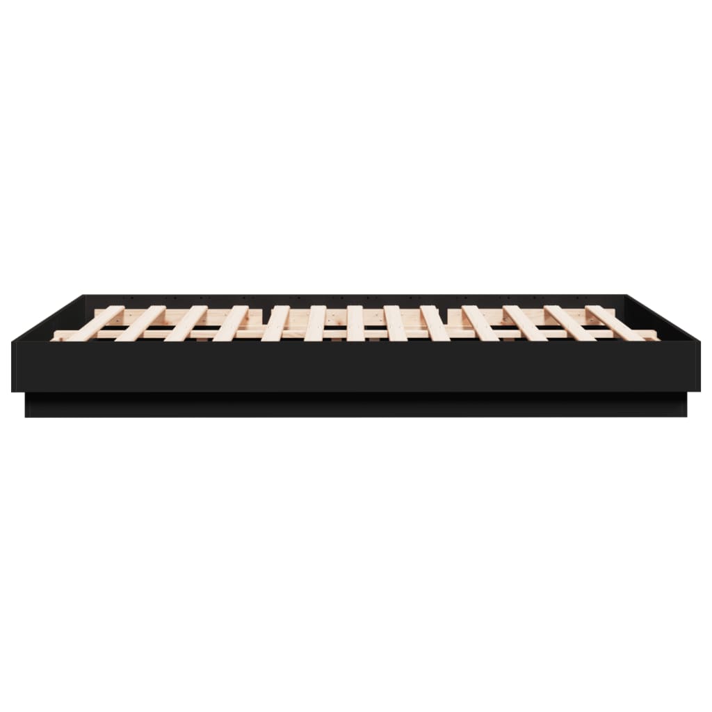Giroletto con LED senza Materasso Nero 150x200 cm | homemem39