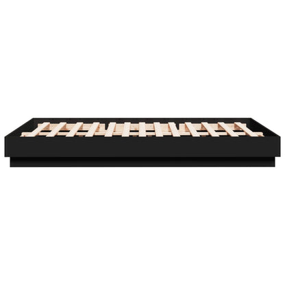 Giroletto con LED senza Materasso Nero 150x200 cm | homemem39
