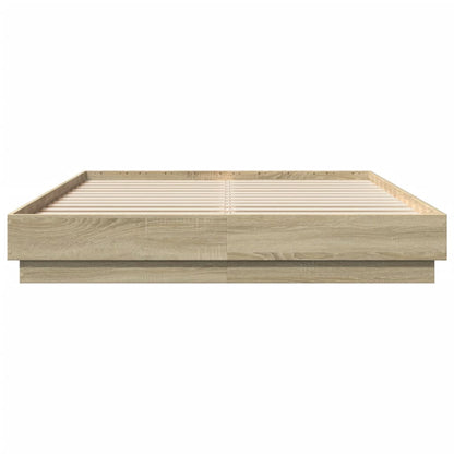 Giroletto con Luci LED Rovere Sonoma 150x200 cm | homemem39