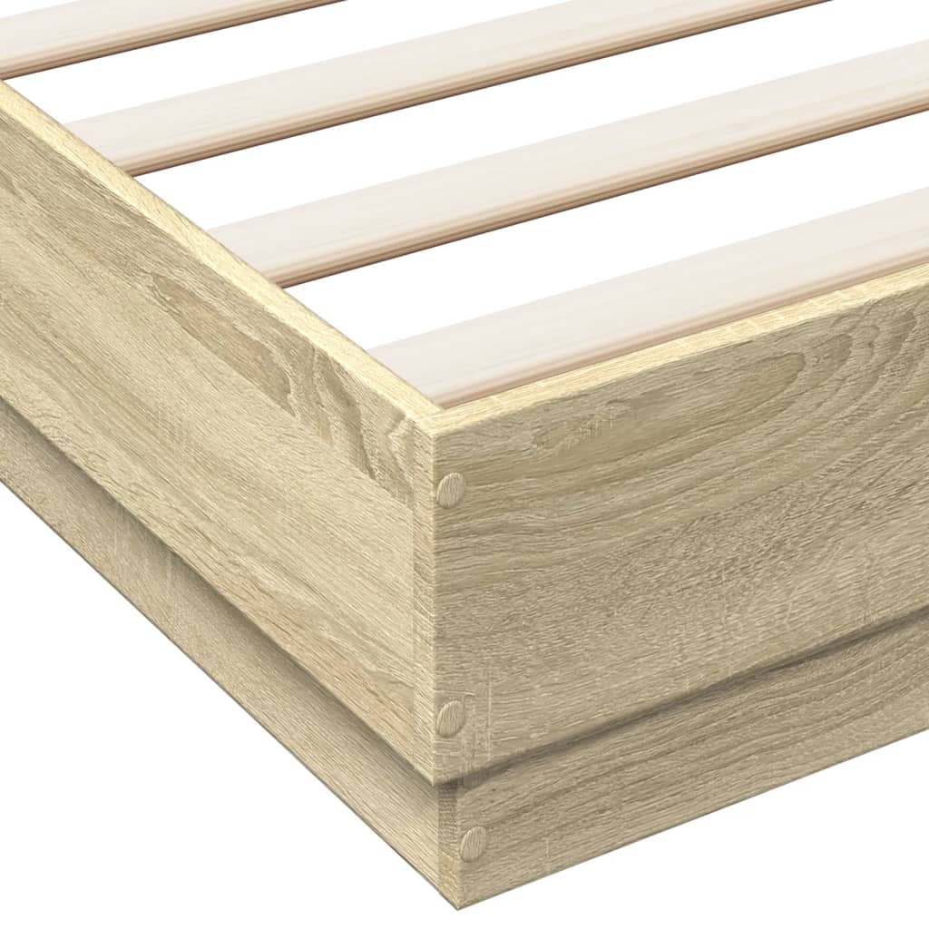 Giroletto con Luci LED Rovere Sonoma 150x200 cm | homemem39