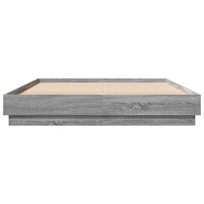 Giroletto con Luci LED Grigio Sonoma 140x200 cm | homemem39