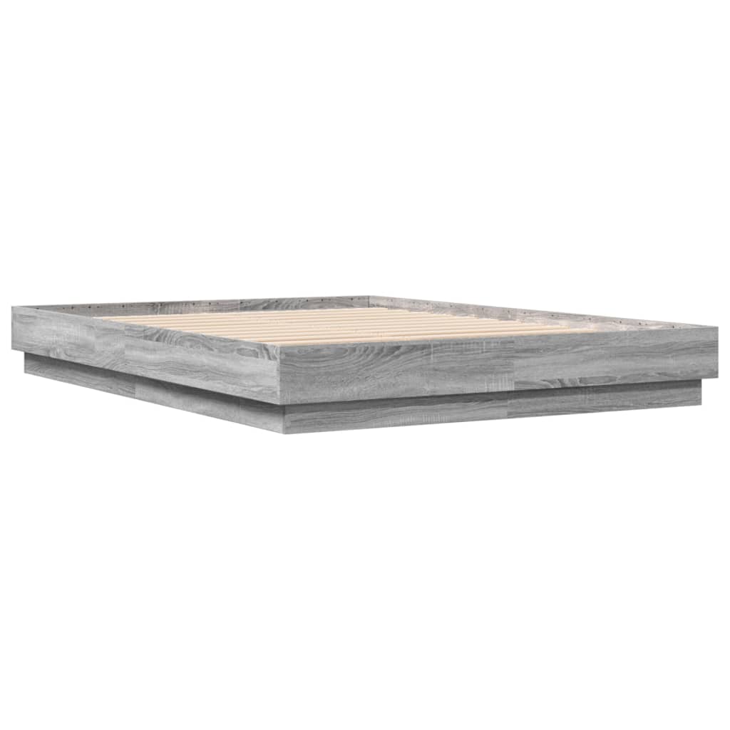 Giroletto con Luci LED Grigio Sonoma 140x200 cm | homemem39