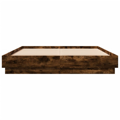 Giroletto con Luci LED Rovere Fumo 120x200 cm | homemem39