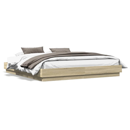 Giroletto Rovere Sonoma 200x200 cm in Legno Multistrato | homemem39