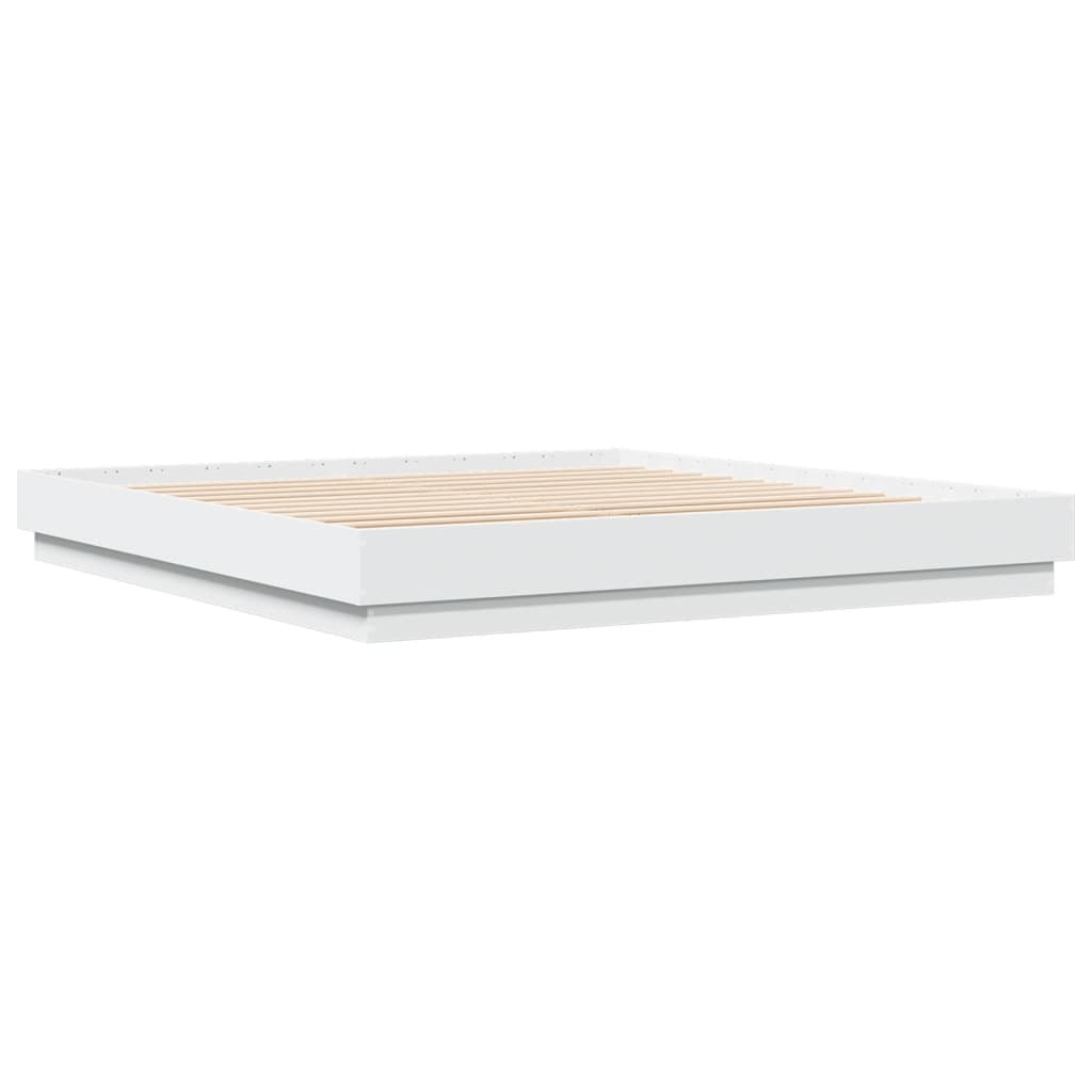 Giroletto Bianco 180x200 cm in Legno Multistrato | homemem39