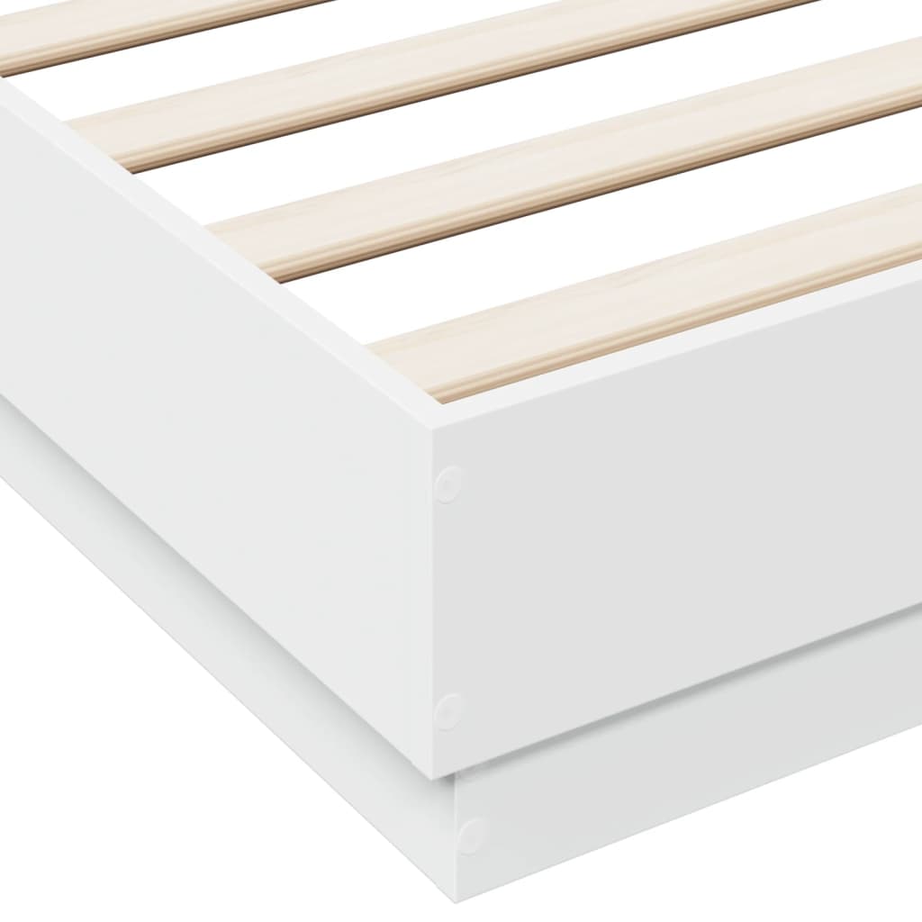 Giroletto Bianco 140x190 cm in Legno Multistrato | homemem39