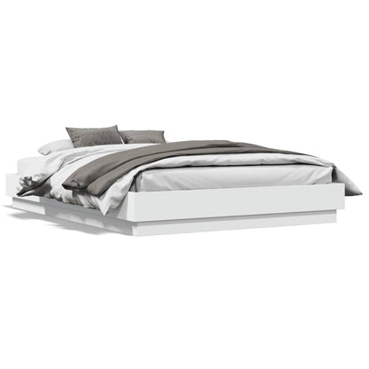Giroletto Bianco 135x190 cm in Legno Multistrato | homemem39