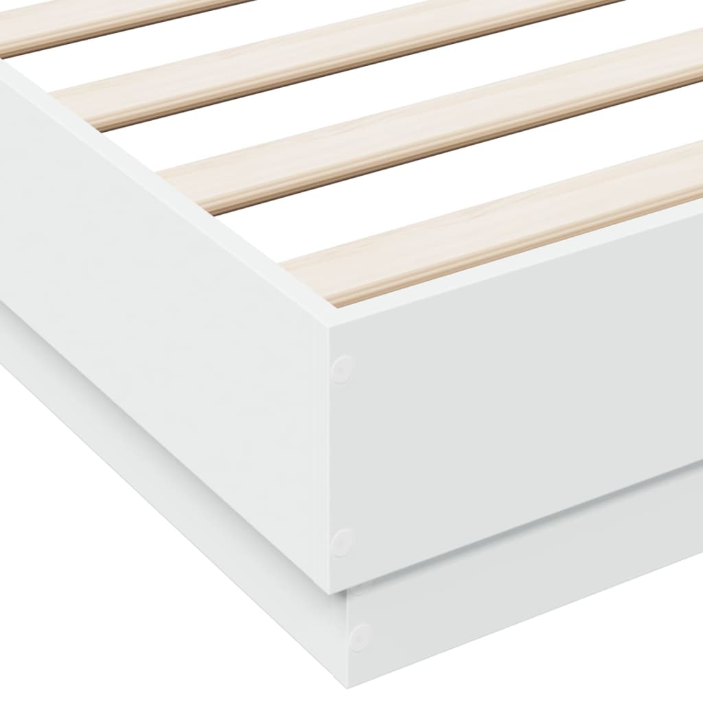 Giroletto Bianco 135x190 cm in Legno Multistrato | homemem39