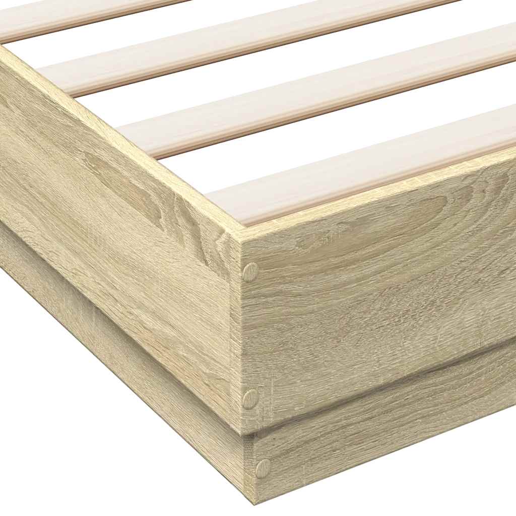 Giroletto Rovere Sonoma 135x190 cm in Legno Multistrato | homemem39