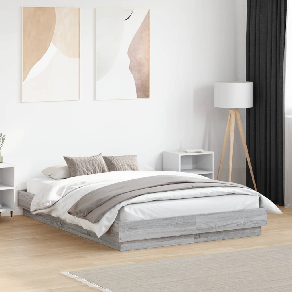 Giroletto Grigio Sonoma 120x190 cm in Legno Multistrato | homemem39